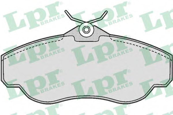 05P728 LPR колодки диск. discovery, range rover      sfp100460