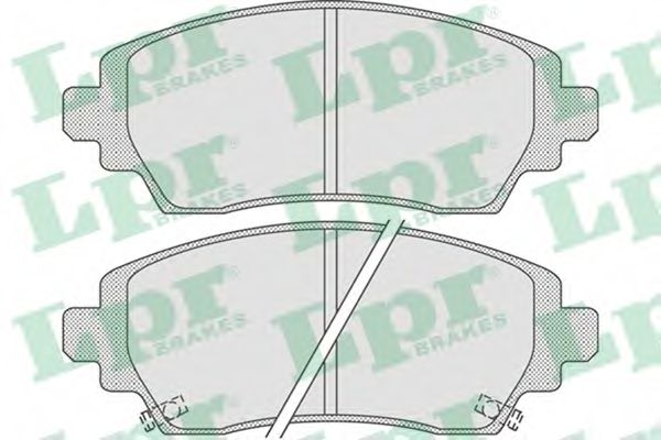 05P834 LPR Колодки тормозные задние