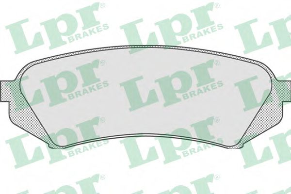 05P835 LPR колодки тормозные задние дисковые toyota landcruiser 90100  3,0td3,0d-4d4,2td4,7i v8 32v 0496-  116,2x44x15,2mm  0449160160