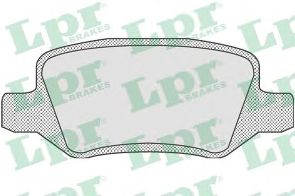 05P850 LPR колодки тормозные дисковые зад. mb w168w169vaneo 98  16842004204144200120