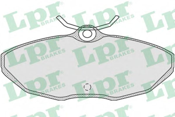 05P854 LPR колодки тормозные jaguar s-type 02-07xj6xj8 03-09 задние