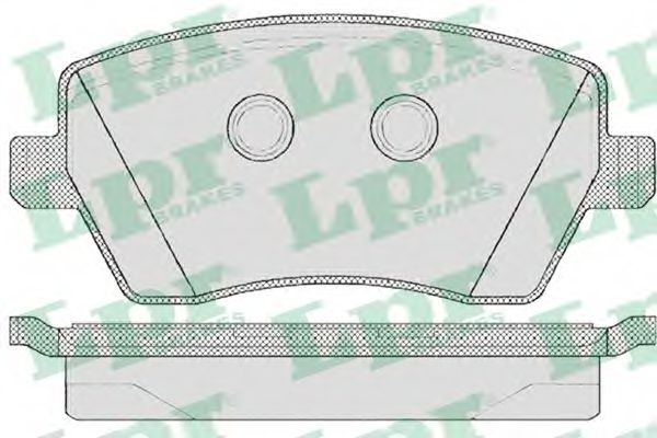 05P867 LPR Колодки тормозные передние LADA Largus/Лада Ларгус без АБС