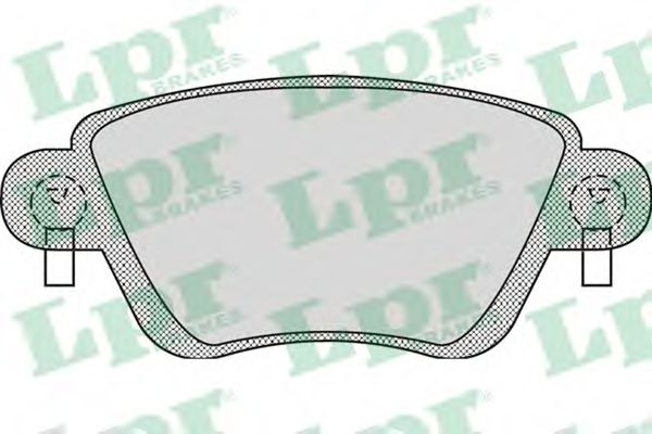 05P897 LPR Колодки тормозные