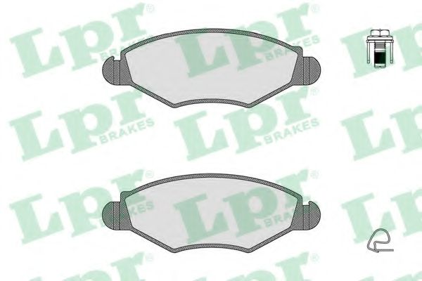 05P903 LPR Колодки тормозные передние