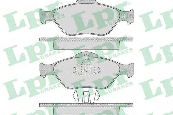 05P949 LPR Колодки тормозные