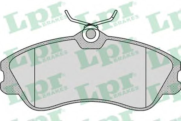 05P950 LPR Колодки тормозные CITROEN BERLINGOXSARAPEUGEOT 2636PARTNER передние