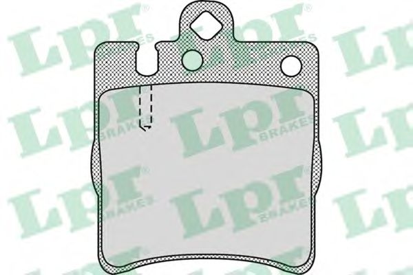 05P957 LPR Колодки дисковые