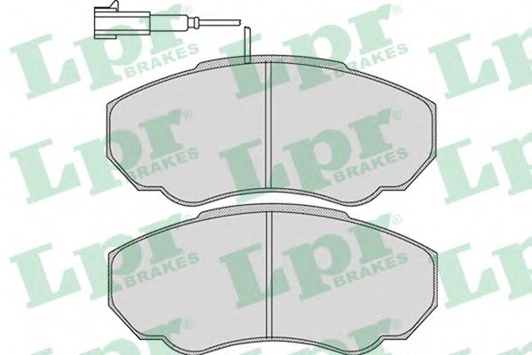 05P966 LPR Колодки тормозные передние