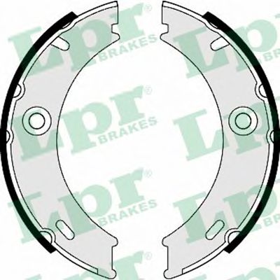07970 LPR Колодки ст.тормоза MB SPRINTER 95-6VARIO 96-VW LT 28-64 96-6