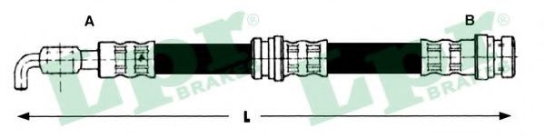 6T48263 LPR Тормозной шланг