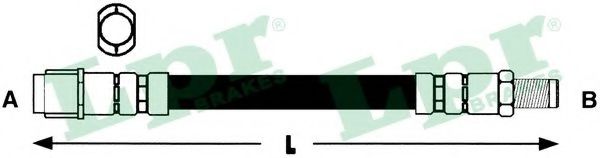 6T46685 LPR Торм.шланг задний