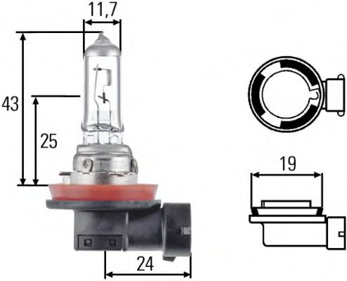 8GH008358121 BEHR-HELLA Лампа H11