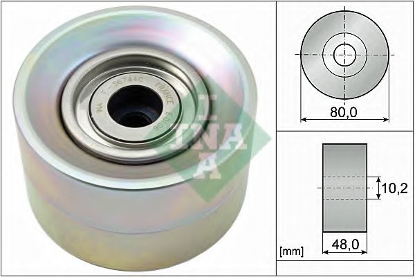 532041020 INA ролик промежуточный поликлинового ремня mercedes-b