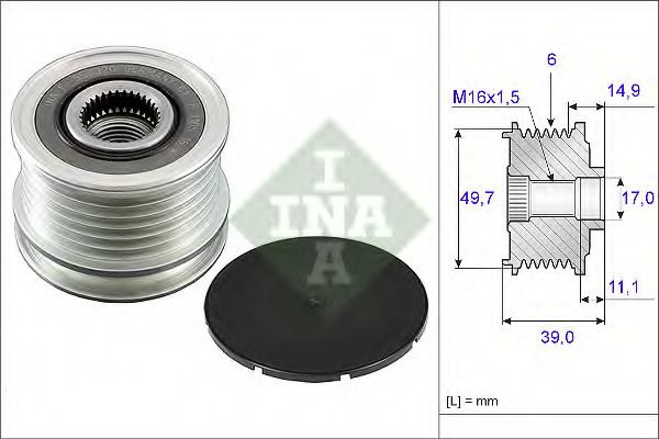 535005010 INA Механизм свободного хода генератора