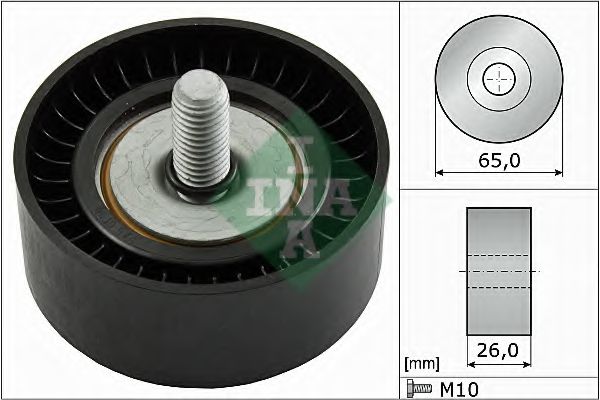 532047910 INA Ролик ремня приводного VW GOLF 5/PASSAT 96- 2.3-3.6