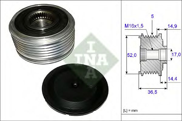 535012910 INA Шкив генератора