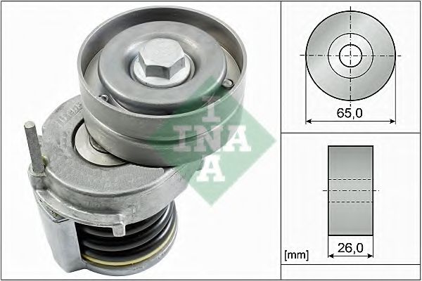 534034610 INA Ролик ремня приводного VW GOLF 5/GOLF 6/JETTA 3/JETTA 4/PASSAT/TIGUAN 05- 1.4 TSI натяжной