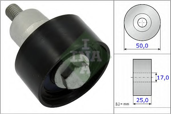 532075310 INA Ролик обводной грм
