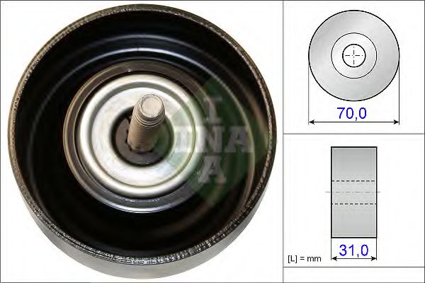 532061410 INA Ролик паразитный OPEL 1854297