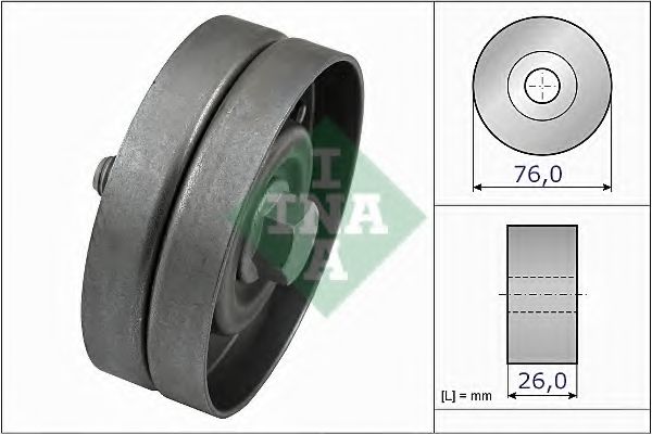532032630 INA Ролик генератора