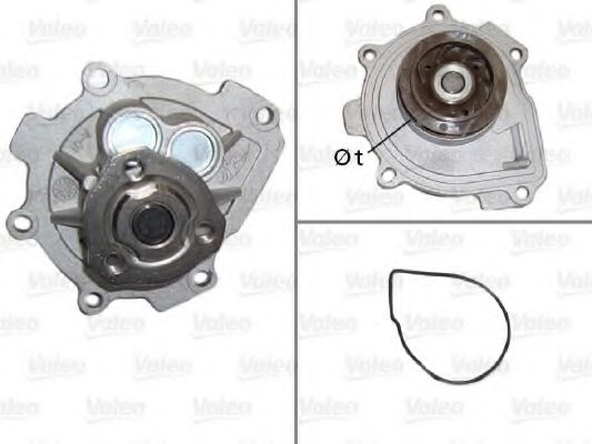 506837 VALEO Помпа OPEL ASTRA G/H/CORSA D