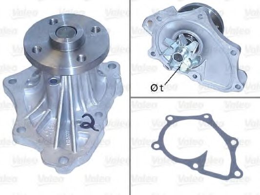 506843 VALEO Водяной насос системы охлаждения двигателя