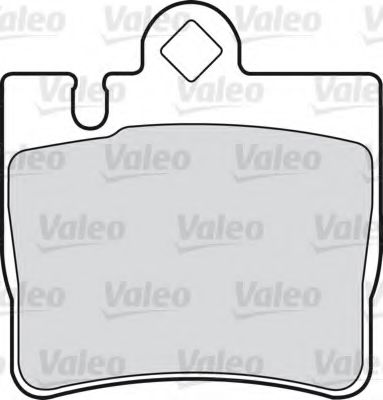 598446 VALEO колодки тормозные