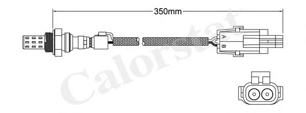 LS120200 VERNET лямбда-зонд Daewoo Lanos 97-