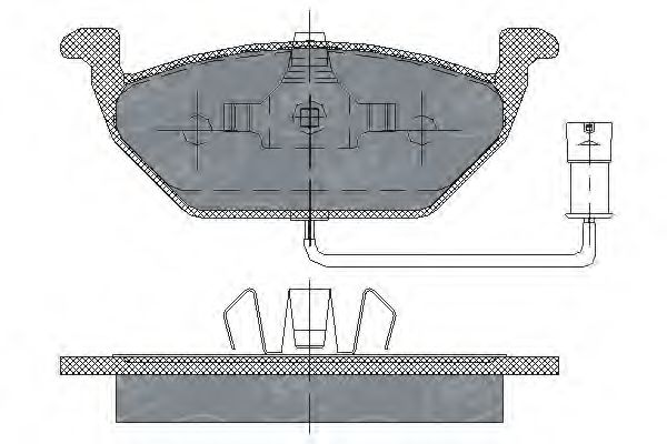 SP136 SCT (комплект 4 шт.) SP 136 AUDI A3, VW, SKODA