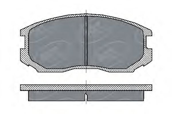 SP196 SCT Тормозные колодки