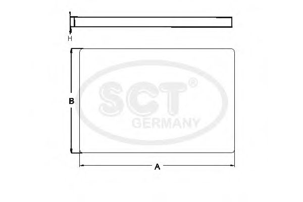 SA1215 SCT Фильтр салона SA1215 (SCT) DA 2 6