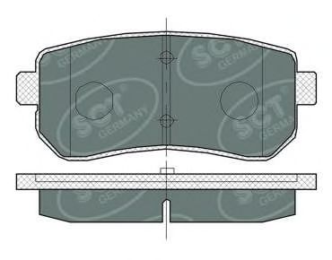 SP380 SCT Тормозные колодки