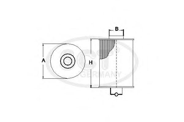 SC7063P SCT Топливный фильтр