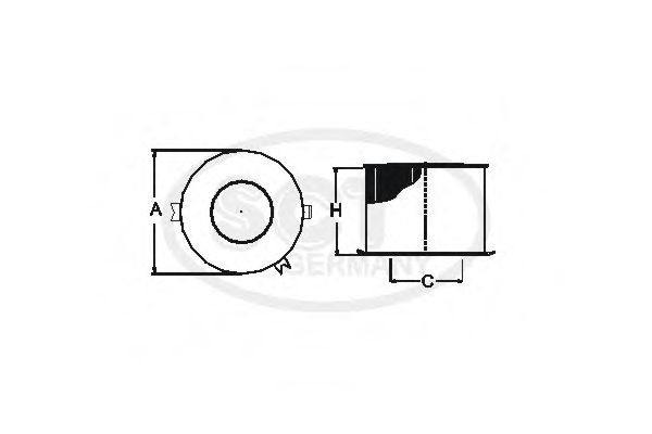 SB2156 SCT Фильтр возд. SCT SB 2156 BMW E90/E91/E92/E87192,56