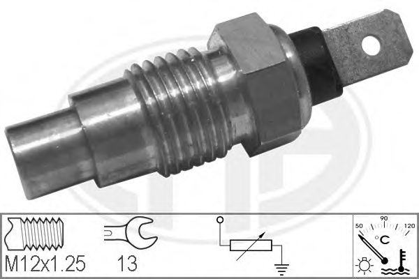330112 ERA 330112 Датчик, температура ОЖ NISSAN ALMERA N16