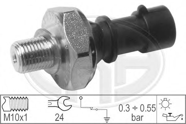 330366 ERA Датчик давления масла GM ASTRA/CORSA/VECTRA/ZAFIRA 98- 1.3-1.8