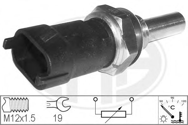 330509 ERA Датчик температуры охлажд.жидкости Alfa Romeo 159 Fiat Croma Opel Astra Corsa Meriva Vectra