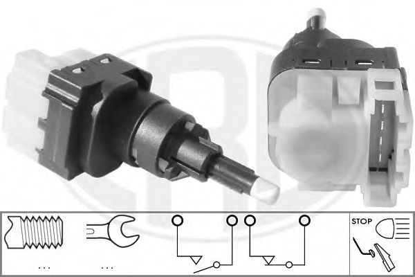 330545 ERA Выключатель стоп сигнала VAG A3/A4/A6/OCTAVIA/GOLF/PASSAT 98- 1.0-4.2
