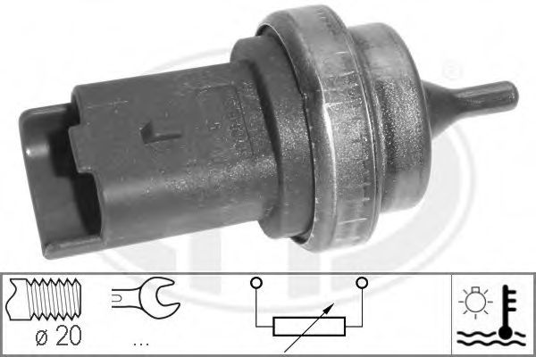 330552 ERA Датчик PSA BERLINGO/C4/207/308/PARTNER 03- 1.4-1.6 темп охл. жидкости