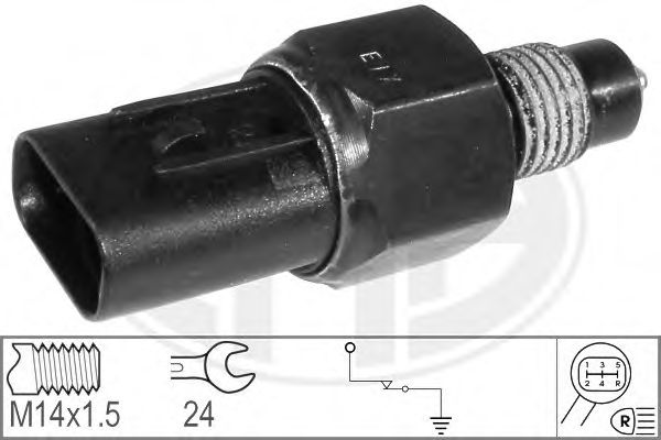 330569 ERA Выключатель заднего хода HYUNDAI/KIA ACCENT/ELANTRA/GETZ/SONATA/CERATO/MAGENTIS/SPORTAGE 98- 1.4-3.0
