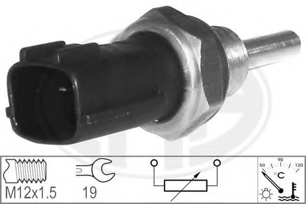330759 ERA Датчик NISSAN/FORD/INFINITI/RENAULT FX45/ALMERA/MICRA/PRIMERA/X-TRAIL 93- 1.0-4.5 температуры охл. ж