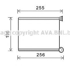 CN6281 AVA COOLING SYSTEMS Радиатор отопителя салона PSA C3/308 07-