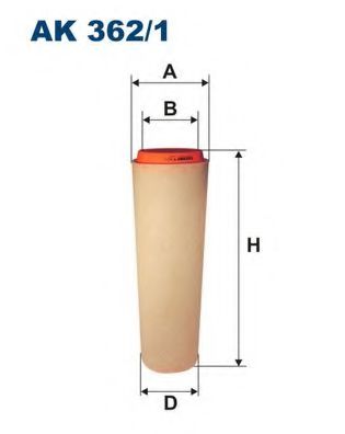 AK3621 FILTRON Фильтр воздушный E46/E39/E60/E38/E65/E83/E70 L322 3.0 D AK3621 Filtron