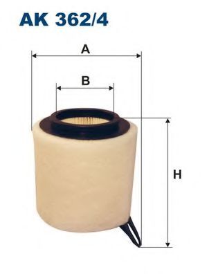 AK3624 FILTRON Фильтр воздушный E90/E81 1.6-2.0 04- Filtron