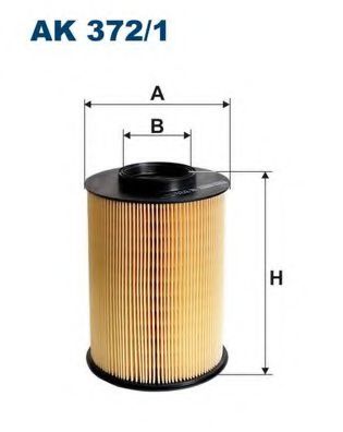 AK3721 FILTRON Фильтр воздушный FORD DA VOLVO (цилиндр) (AK372/1 C16134/2 LX1780/3)