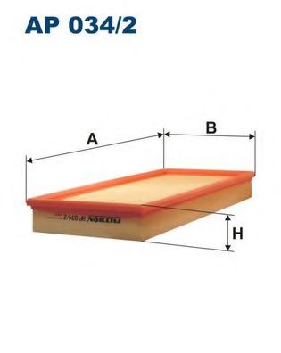 AP0342 FILTRON Фильтр воздушный MB A/B -12 CDI