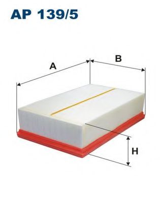 AP1395 FILTRON Фильтр воздушный (Н 70 мм) VAG 1.6D-2.0D/1.8T-2.0T 12- Filtron