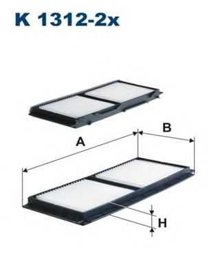 K13122X FILTRON Фильтр салона da 3 BL 08- Filtron