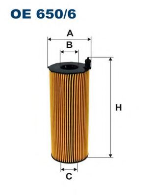 OE6506 FILTRON Фильтр масляный VAG A4/A5/A6/Q7/TOUAREG/CAENNE 2.7-6.0 TDI