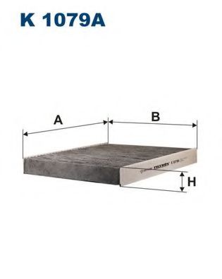 K1079A FILTRON Фильтр салона VAG A1/IBIZA/FABIA/ROOMSTER/POLO 05- угольный K1079A Filtron